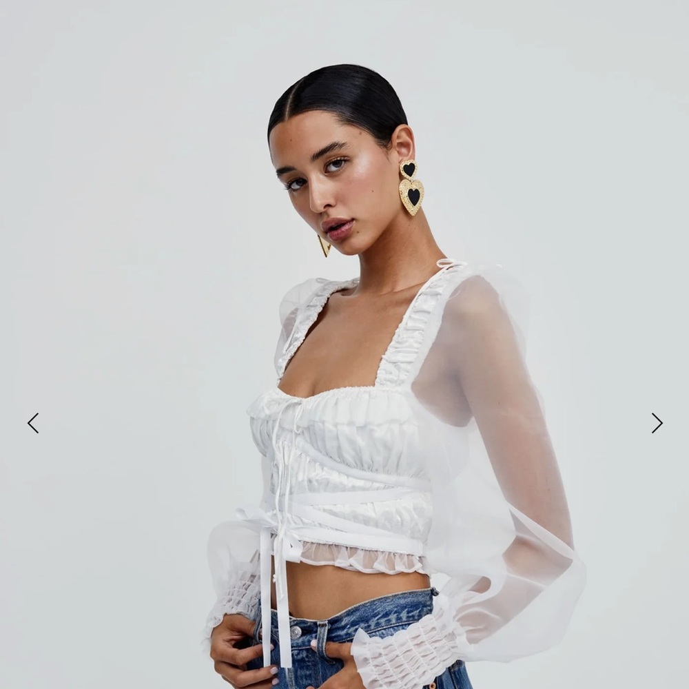 for love & lemons Gabrielle top